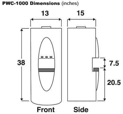 PWC 1000 Bottleless Water Cooler